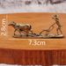 Old Cow Ancient Rural Farming Farmer And Ox Figurine Desktop Decoration Small Brass Metal Craft_maomaolike.com
