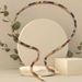 Creative Personalized Hot Iron Flexible Twisted Jewelry Bendable Snake Head Pendants Girl Women's Necklace_maomaolike.com