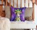 Whippet King Of Mardi Gras Throw Pillow Machine Washable, Indoor Outdoor Decorative Pillow For Couch, Bed Or Patio, 14Hx14W_maomaolike.com