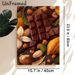 Chocolate & Nut Gourmet Painting Poster, Rich-toned Realistic Food Illustration Poster, Appetizing Food-themed Decor Ideal For Kitchen, Dining Room_maomaolike.com