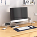 New Computer Heightening Rack Acrylic Monitor Stand Office Desktop Storage Laptop Organizer_maomaolike.com