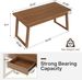 Home Office Executive Desk: 55 Inches Wooden Computer Desk With Drawer, Mid-Century Modern Study Writing Table_maomaolike.com
