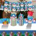 Christmas 10-piece Set Set Party Supplies Snowman Disposable Tableware Paper Plates And Napkins Banners Plastic Tablecloths Cutlery Serves 60 For Merry Christmas Party Home Indoor Outdoor Decor_maomaolike.com