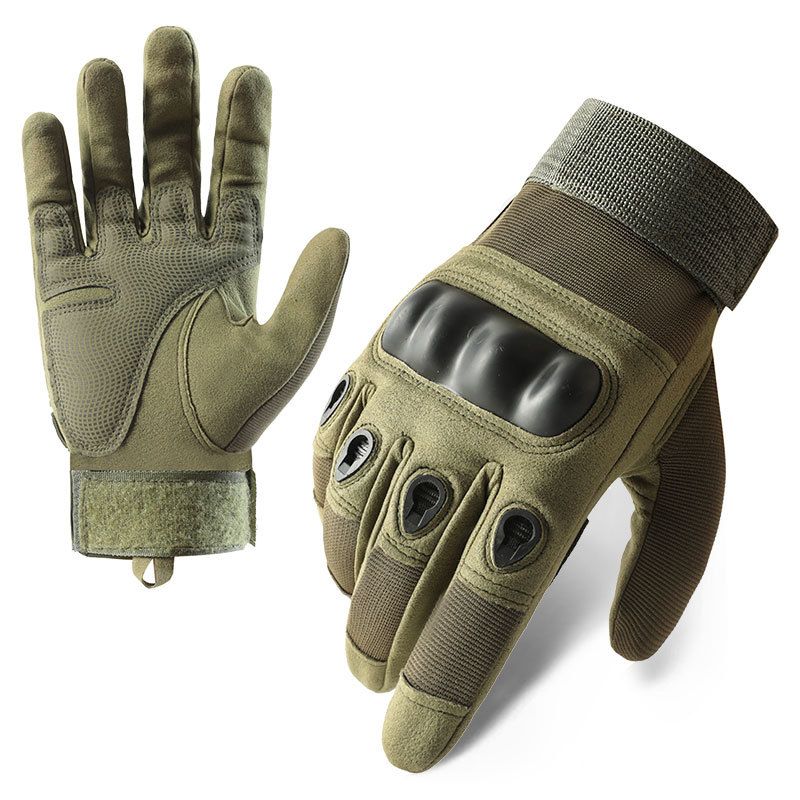 Tactical gloves men's Z192 soft shell protective pad long finger touch screen combat non slip outdoor military fan cycling gloves men_maomaolike.com