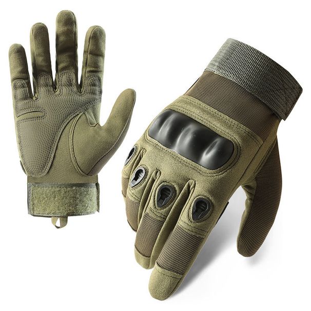 Tactical gloves men's Z192 soft shell protective pad long finger touch screen combat non slip outdoor military fan cycling gloves men_maomaolike.com