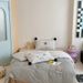 Wholesale INS Girl Heart Small Grid Cloud Bear Towel Embroidered Washed Four-Piece All 4-Piece Set Pure Cotton Bedding_maomaolike.com