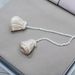Simple French Style Solid Color Champagne Beaded Sheer Curtain Binding Rope Tiebacks Hanging Bands_maomaolike.com