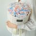 Unisex Bouquet Crushed Ice Blue Rose Soap Flower Bouquet Valentine's Day Christmas Gift Graduation Season_maomaolike.com