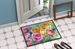 Ranunculus In Watercolor Doormat Front Door Mat Indoor Outdoor Rugs For Entryway, Non Slip Washable Low Pile, 24H X 36W_maomaolike.com