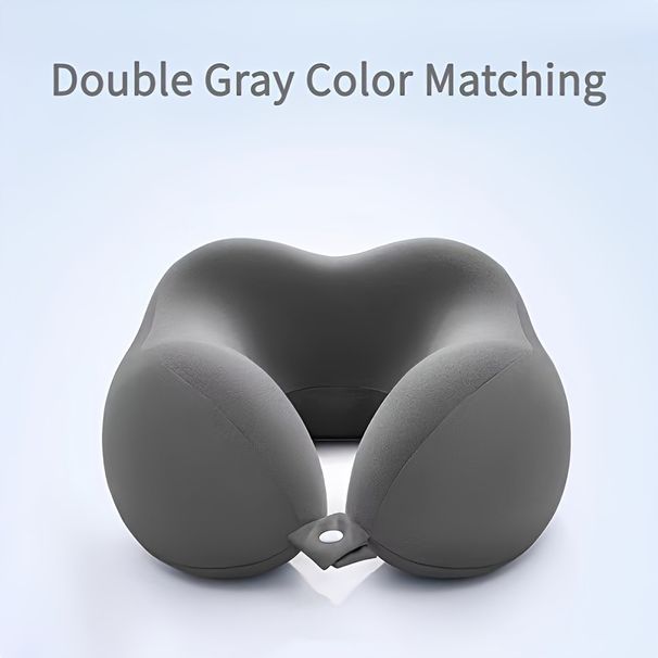 An Ergonomic U-Shaped Neck Pillow, Suitable For Office Naps And Travel,Made Of Memory Foam For, Removable Cover_maomaolike.com
