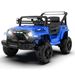 12V Kids Ride On Electric Truck Car W Parents Control,2WD,Four-wheel Suspension,Early Education Function,Adjustable Volume,USB,MP3,Bluetooth,Microphone Jack,Power Display,LED Lights For Kids Aged 1-4._maomaolike.com