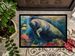 Manatee Doormat Front Door Mat Indoor Outdoor Rugs For Entryway, Non Slip Washable Low Pile, 24H X 36W_maomaolike.com
