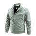 Men's Clothing Thin Jacket Spring and Autumn Coat Men's Large Size Casual Windbreaker Style_maomaolike.com