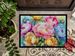 Peonies In Watercolor Doormat Front Door Mat Indoor Outdoor Rugs For Entryway, Non Slip Washable Low Pile, 24H X 36W_maomaolike.com