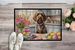 Decorating Easter Wirehaired Pointing Griffon Doormat Front Door Mat Indoor Outdoor Rugs For Entryway, Non Slip Washable Low Pile, 24H X 36W_maomaolike.com