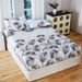 Fitted Sheet New Pillowcase Bedding Floral Mattress Dust Cover_maomaolike.com