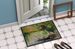 Green Heron Doormat Front Door Mat Indoor Outdoor Rugs For Entryway, Non Slip Washable Low Pile, 24H X 36W_maomaolike.com