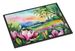 Louisiana Magnolias In Watercolor Doormat Front Door Mat Indoor Outdoor Rugs For Entryway, Non Slip Washable Low Pile, 24H X 36W_maomaolike.com