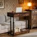 Height Adjustable Desk, Mobile Side Table Portable Desk With Drawers_maomaolike.com