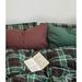 Wholesale INS Style British Retro Green Plaid Nordic Simple Pure Yarn-Dyed Washed Four-Piece All Cotton 4-Piece Set_maomaolike.com