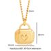 Stainless Steel Heart-shaped Pendant Necklace Metal Waterproof Jewelry For Women_maomaolike.com