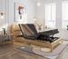Adjustable Bed Frame: 1-Touch Flat, Zero Gravity, Head/Foot Lift, Mood Lighting – Full Wood Support & Dual Control_maomaolike.com