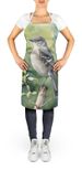 Arkansas Northern Mockingbird Apron Cooking Kitchen Server Baking Crafts Gardening For Adult Women Men, Unisex, Large, Multicolor_maomaolike.com