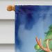 Redbone Coonhound Christmas Reindeer House Flag Large Porch Sleeve Pole Decorative Outside Yard Banner Artwork Wall Hanging, Polyester, House Size, Multicolor_maomaolike.com