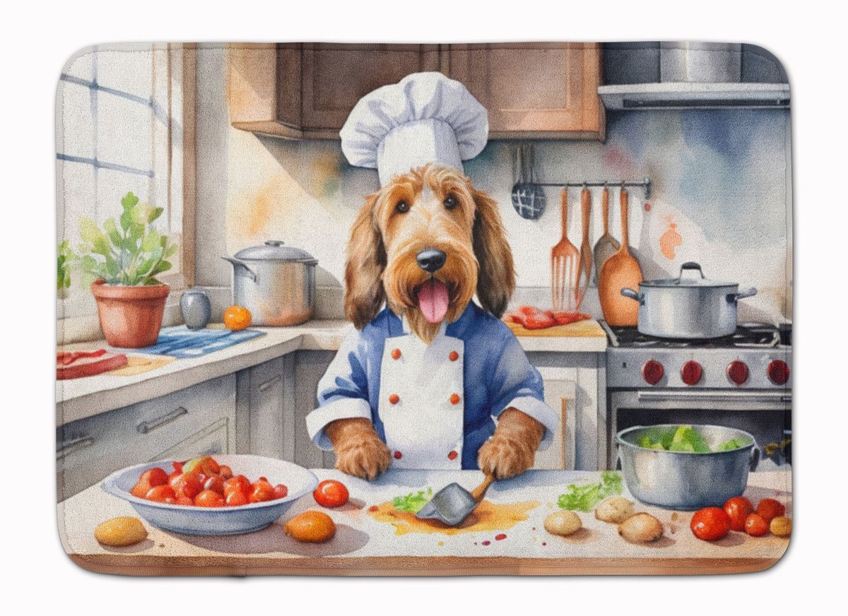 Otterhound The Chef Memory Foam Kitchen Mat Machine Washable Anti-Fatigue Mat Cushion Comfort Bath Mat Or Kitchen Rug_maomaolike.com