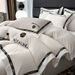 Foreign Trade Cross-Border E-commerce Export Skin-Friendly Brushed Embroidery Embossed Four-Piece Bedding Factory Wholesale Three-_maomaolike.com