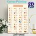 Thai Alphabets Painting Poster, Vibrant Cartoon-style Illustrated Poster, Practical Thai Language Learning Aid, Suitable For Home Study And Language_maomaolike.com