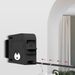 SOGA 160mm Wall-Mounted Clothes Line Dry Rack Retractable Space-Saving Foldable Hanger Black_maomaolike.com