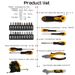 Home Tool Set 34-piece Basic Mechanic Tool Set With Tool Box, Ideal For Home Repairs, Convenient Storage, With Individual Containers For Easy Portability_maomaolike.com