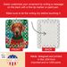 Vizsla Christmas Porcelain Ornament Christmas Tree Hanging Decorations For Home Christmas Holiday, Rectangle, Gift, Multicolor_maomaolike.com