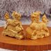 Gold-plated Ornament For Home Entrance, Office, Shop Desktop, Auspicious Beast Coin, Unicorn Offering Treasure Decoration Craft_maomaolike.com