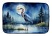 Blue Heron Under The Moonlight Dish Drying Mat Absorbent Dish Drying Mat Pad For Kitchen Counter Dish Drainer Mat For Countertop, 14 X 21", Multicolor_maomaolike.com