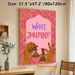 Jhumka Themed Painting Poster, Vibrant Indian Ethnic Style Poster, Decorative Artwork Featuring Henna-adorned Hands With Traditional Jhumkas, Ideal_maomaolike.com