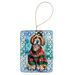 Petit Basset Griffon Vendeen Christmas Porcelain Ornament Christmas Tree Hanging Decorations For Home Christmas Holiday, Rectangle, Gift, Multicolor_maomaolike.com
