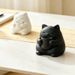 Compact Cat Figurine Statue Drinking Shape, Household Decor Ornament For Desk, Bookshelf, Office And Living Room Display
_maomaolike.com