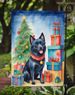 Schipperke Christmas Reindeer Garden Flag Mailbox Flag Decorative Yard Flag Banner Outside Patio Artwork Yard Flower Beds, Garden Size, Multicolor_maomaolike.com