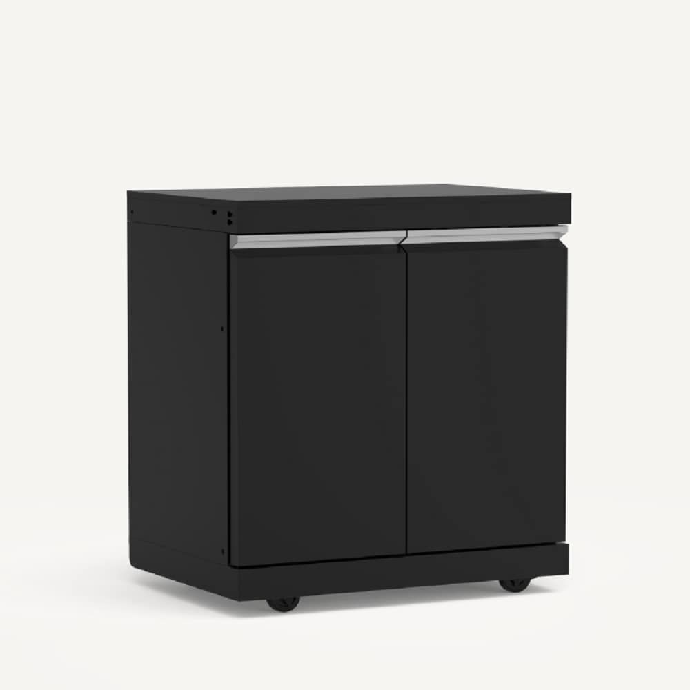 Storage Cabinet With Pull-out Trash Can._maomaolike.com
