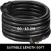 VEVOR RV Power Cord 50Ft 40 Amp RV Extension Cord AWG8 40 Amp Rv Extension Cord Truck Trailer Motorhome Camper RV Cord Grip Handles Camper Trailer Power Supply Cable_maomaolike.com