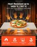 Pizza Stone, 20 X 14 X 0.67 In Rectangular Pizza Stone, Extra Large Baking-Stone With Scraper, 1450℉ Heat-Resistant Cordierite, For Oven, BBQ Griller, Baking Bread & Pizza_maomaolike.com