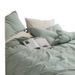 Wholesale INS Japanese Simple Vertical Thin Stripes Pure Four-Piece Nordic Style Full Yarn-Dyed Washed Cotton 4-Piece Set_maomaolike.com