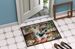Old English Sheepdog Christmas Cookies Doormat Front Door Mat Indoor Outdoor Rugs For Entryway, Non Slip Washable Low Pile, 24H X 36W_maomaolike.com