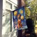 Redbone Coonhound Happy Birthday House Flag Large Porch Sleeve Pole Decorative Outside Yard Banner Artwork Wall Hanging, Polyester, House Size, Multicolor_maomaolike.com