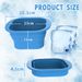 Factory Wholesale Large Cube Mold, Square Foldable Tray, Easy To Release, Silicone Ice Tray Mold With Lid_maomaolike.com