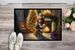 Bloodhound And Santa Claus Doormat Front Door Mat Indoor Outdoor Rugs For Entryway, Non Slip Washable Low Pile, 24H X 36W_maomaolike.com