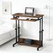 Office Desk With Wheels,Convenient Laptop Table,Height Adjustable Office Desk_maomaolike.com
