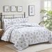 Quilted Duvet Cover Set - 3-Piece Reversible Bedspread With Embroidery Washable Lightweight Summer Blanket For_maomaolike.com
